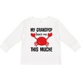 thumbnail image 3 of Inktastic My Grandpop Loves Me crab Boys or Girls Long Sleeve Toddler T-Shirt, 3 of 5