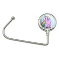 thumbnail image 1 of Pink Unicorn Floating on Cloud Rainbow Purse Bag Hanger Holder Hook, 1 of 4