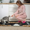 thumbnail image 4 of Kitchen Rug Set Of 2 Non Skid Kitchen Mats for Floor,Happy Halloween Spooky Trick or Treat Ghost Kitchen Rugs and Mats for Bathroom,Room Door (47x17+30x17 Inches), 4 of 7