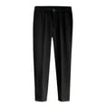 thumbnail image 4 of Men's Business Style Solid Colour Straight Slim Fit Trousers Suitable Trousers To Wear With Suit Tops, 4 of 4