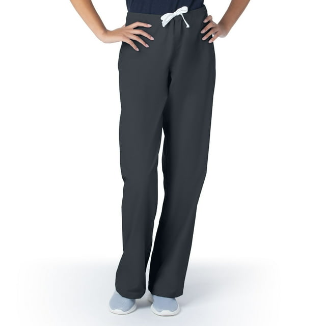 Urbane Scrubs Pantalon de Sarrau Décontracté à Cordon pour Femmes, Graphite, 2TG Petite