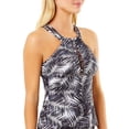 thumbnail image 2 of Women's Paradise Palm Highneck Tankini Top, 2 of 6