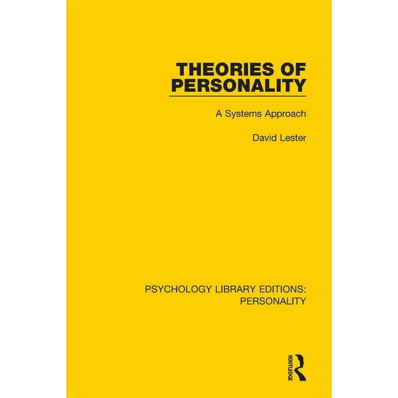 Psychology Library Editions: Personality Theories of Personality: A Systems Approach, (Paperback)