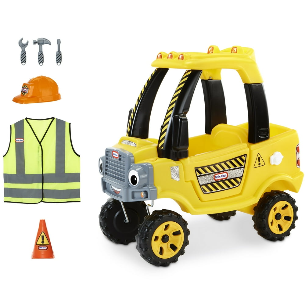 Little Tikes Construction Cozy Truck Themed Role Play Ride-On Toy - Walmart.com - Walmart.com