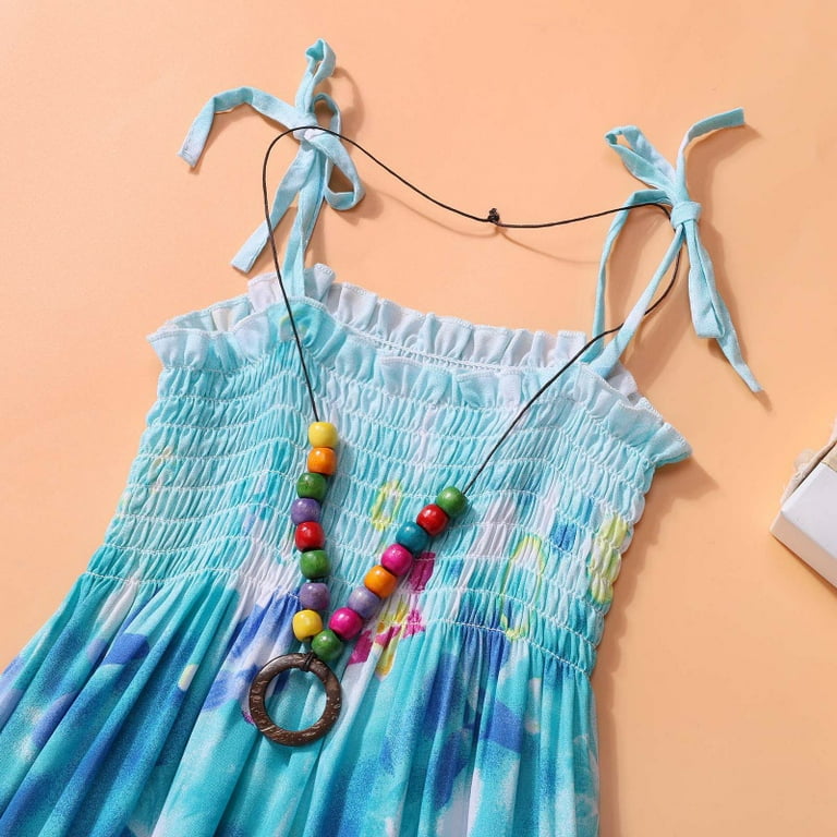blue dress for baby girl Rosie Assoulin High Garden Maxi Dress in Rainbow – Hampden Clothing main image 1