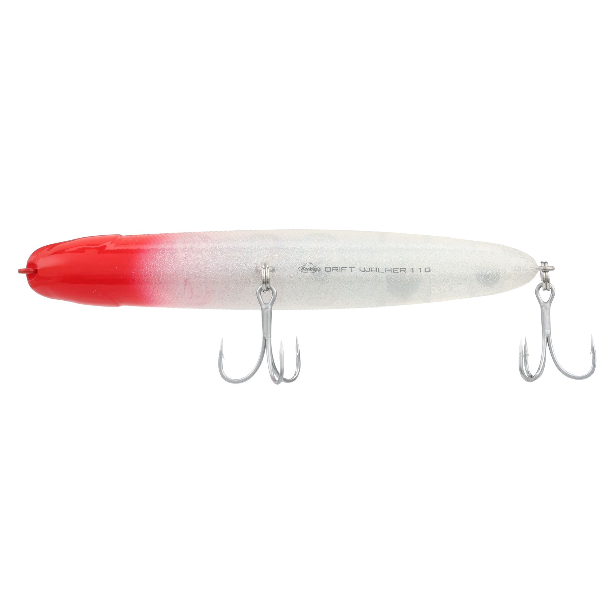 Berkley Drift Walker Saltwater, 4.3 in, Topwater Baits, Red Head (1 Count)