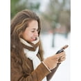 thumbnail image 3 of Guantes de invierno para mujer Guantes cálidos con pantalla táctil Guantes a prueba de viento para mujeres Niñas Uso de invierno, 3 of 4
