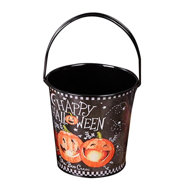 Halloween Pumpkin Bucket Candy Bucket Holder Multipurpose Candy Basket Chocolate small