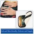 thumbnail image 3 of Swan Soft Furry Printed Car Armrest Cover Pad 12.5x8.2 Inch for Comfort and Style, 3 of 6