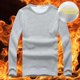 thumbnail image 1 of Ropa interior térmica de manga larga para hombre, camisa de capa Base con forro polar, ropa interior para preservación del calor de otoño e invierno, 1 of 5