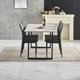 thumbnail image 4 of KEIVVAKN Dining Room Chairs Set of 4 PU Leather Kitchen Living Room Furniture, 4 of 8