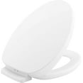 thumbnail image 2 of Kohler K-10349-0 Purewarmth Quiet-Close Heated Elongated Toilet Seat with Led Nightlight, White, 2 of 11
