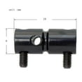 thumbnail image 2 of serony 2 Long&2 Short Bass Bridge Saddles for Electric Bass Replacement Part Black, 2 of 7