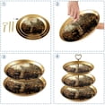 thumbnail image 4 of Columbus Day Decorative Plastic Discs Earring Holder Stand with Iron Pillars - 32cm Height, 3 Plate Sizes, 4 of 6