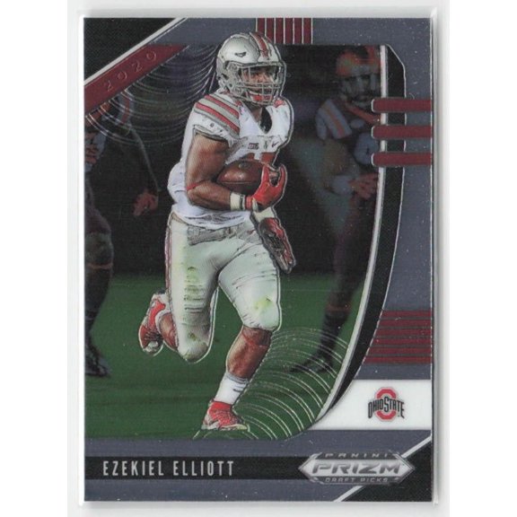 2020 Panini Prizm Draft Picks Football Card #44 Ezekiel Elliott Ohio State Buckeyes