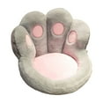 thumbnail image 2 of Taicans CatPaw Cushion - Cute Bear Paw Pillow office Chair Cushion & Lumbar Support,Plushy Beanbag Chair with Non-Slip Bottom & Adjustable Straps,Cute Home Decor for Bedroom/office,17.7x15.7x13.7in, 2 of 6