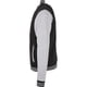thumbnail image 4 of Build Your Brand - Chaqueta Basic College para Hombre (Negro, Gris Jaspeado), 4 of 4