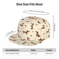 thumbnail image 5 of Goofa Heart Dachshund Printed Men's Baseball Cap,Straight Brim Hat,Golf Dad Hat,Versatile Style,Sun Protection Cap,Travel Hat, 5 of 9