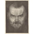 thumbnail image 3 of Chris Lebeau 14x18 Black Modern Framed Museum Art Print Titled - Portrait of Frederik Van Eeden (1888 - 1945), 3 of 5
