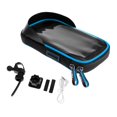 thumbnail image 2 of S SERENABLE Waterproof Visor Bike Front Frame Phone Bag Handlebar Phone Rotating Mount Blue, 2 of 9