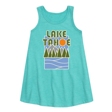 

Instant Message - Lake Tahoe - Toddler & Youth Girls A-line Dress