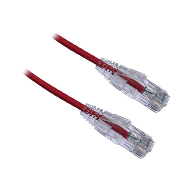 Axiom BENDnFLEX Ultra-Thin - Câble de Raccordement - RJ-45 (M) à RJ-45 (M) - 5 ft - UTP - CAT 6 - Sans Attache - Rouge