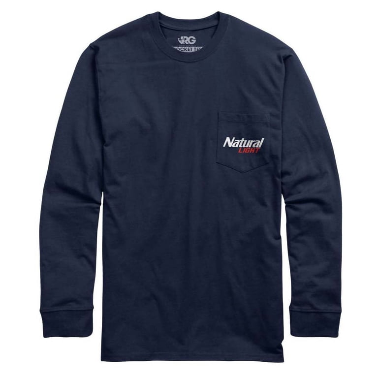 Natural Light Natty History Rowdy Gentleman Long Sleeve Navy Blue