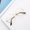 Plain Light Gold Frame, variant on Men's Round Sunglasses with Metal Frame Trendy Fashion Eyewear Sun Protection for Driving Outdoor Sports Travel Fishing