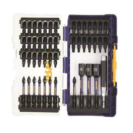 

Irwin Impact Performance Series Assorted Impact Driver Bit Set Steel 47 pc