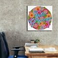 thumbnail image 3 of Epic Graffiti 'Inspirational Quotes 26' by Hello Angel, Giclee Canvas Wall Art, 26"x26", 3 of 8