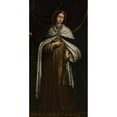 thumbnail image 3 of Anonymous 9x14 Black Modern Framed Museum Art Print Titled - Portait of Agnese, Wife of Pietro II (18th Century), 3 of 5