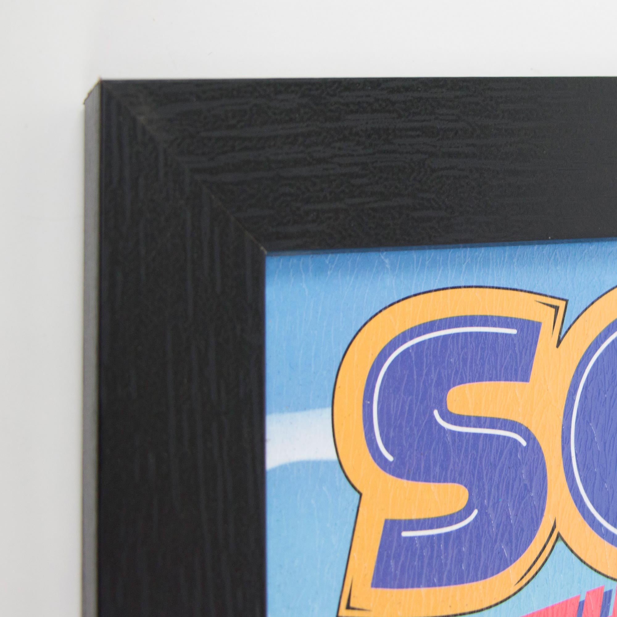 SEGA Master System Sonic the Hedgehog Box Art 10 x 7 Retro Look Meta –  Rusty Walls Sign Shop