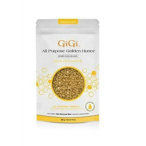 GiGi, ALL PURPOSE GOLDEN HONEE WAX BEADS, 14 Oz, 396 g