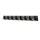 thumbnail image 5 of Gancho de metal Macarena Estante para colgar en la entrada del riel 8 Ganchos de metal negro, 5 of 8