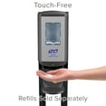 thumbnail image 3 of PURELL CS 6 Automatic Floor Stand Hand Sanitizer Dispenser Black/Chrome (7416-DS), 3 of 7