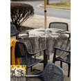 thumbnail image 6 of Square Outdoor Tablecloth with Umbrella Hole Grey Farm Animals Outside Table Cloth Waterproof Patio Table Cover Spring Sunflower Cow Pigs Zipper Tablecloths for Picnic Party Camping 54x54 Inch, 6 of 8