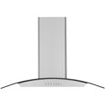 thumbnail image 3 of Ancona Hotte de Cuisinière Îlot Convertible de 36 Po à Auvent en Verre en Acier Inoxydable avec Veilleuse Automatique, 3 of 6