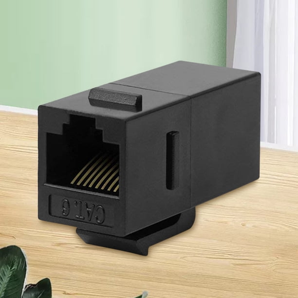 Acoplador trapezoidal RJ45 Cat6 Acoplador Keystone RJ45 Cat6 Acoplador en línea Keystone de baja resistencia térmica Cat6 Barbie Nuevos Originales