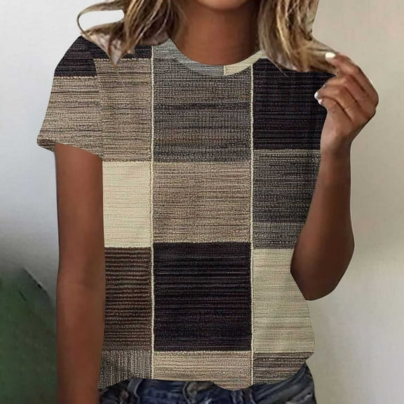 Pohista Womens Plus Size Tops Dressy Casual Womens Graphic T Shirts Vintage Ladies Tops and Blouses Plus Size Short Sleeve Tunic Tops for Women my recent orders