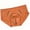 Orange, variant on Men's Color Blocking Plus Size Briefs Breatheable Low Waist Brief Under Underpants Orange XXL