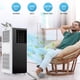 thumbnail image 3 of Aire acondicionado portátil de 8000 Btu para habitaciones de hasta 350 pies cuadrados. Pie. Unidad de aire acondicionado controlada remotamente con deshumidificador, modo ventilador, enfriamiento efic, 3 of 5