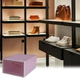 thumbnail image 6 of Closet Organizers and Home Storage Clearance! Rvasteizo Transparent Plastic Shoe Box Organizer Shoe Box Flip Lid Drawer Shoe Box Household Shoe Organizer Thickened, 6 of 6