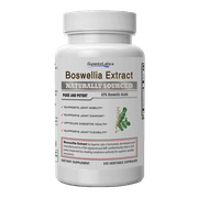 Boswellia Extract - NonGMO Boswellic 65% Acids w/Bioperine Superior Absorption Zero Synthetic Additives - Powerful Formula Joint, Knees, Hips, Migraine, Immune, - 500mg Svg, 240 Veg