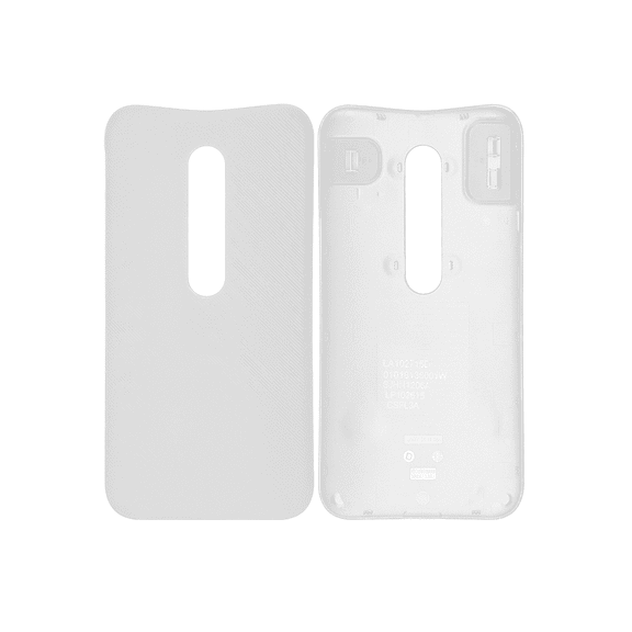 Replacement Back Cover Compatible For Motorola Moto G3 (XT1540 / 2015) (White)