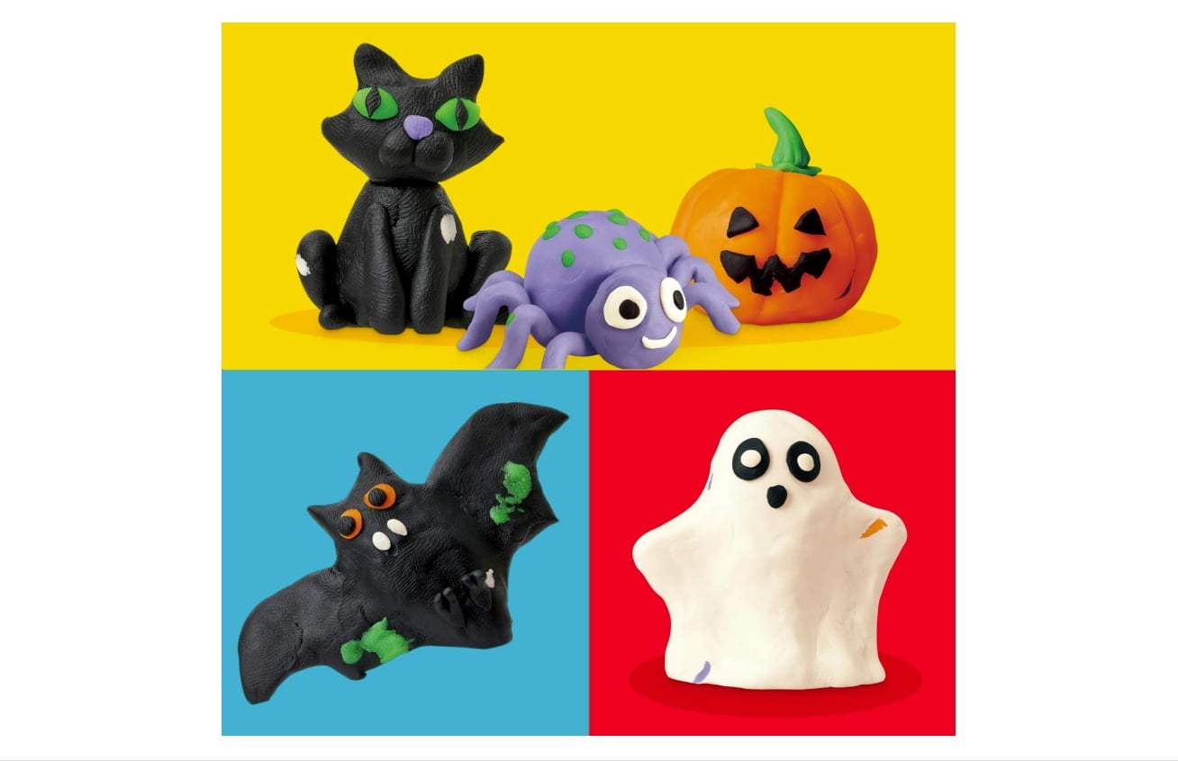 Play-Doh Spooky Colors 30-Pack, Individually Wrapped Fall / Autumn