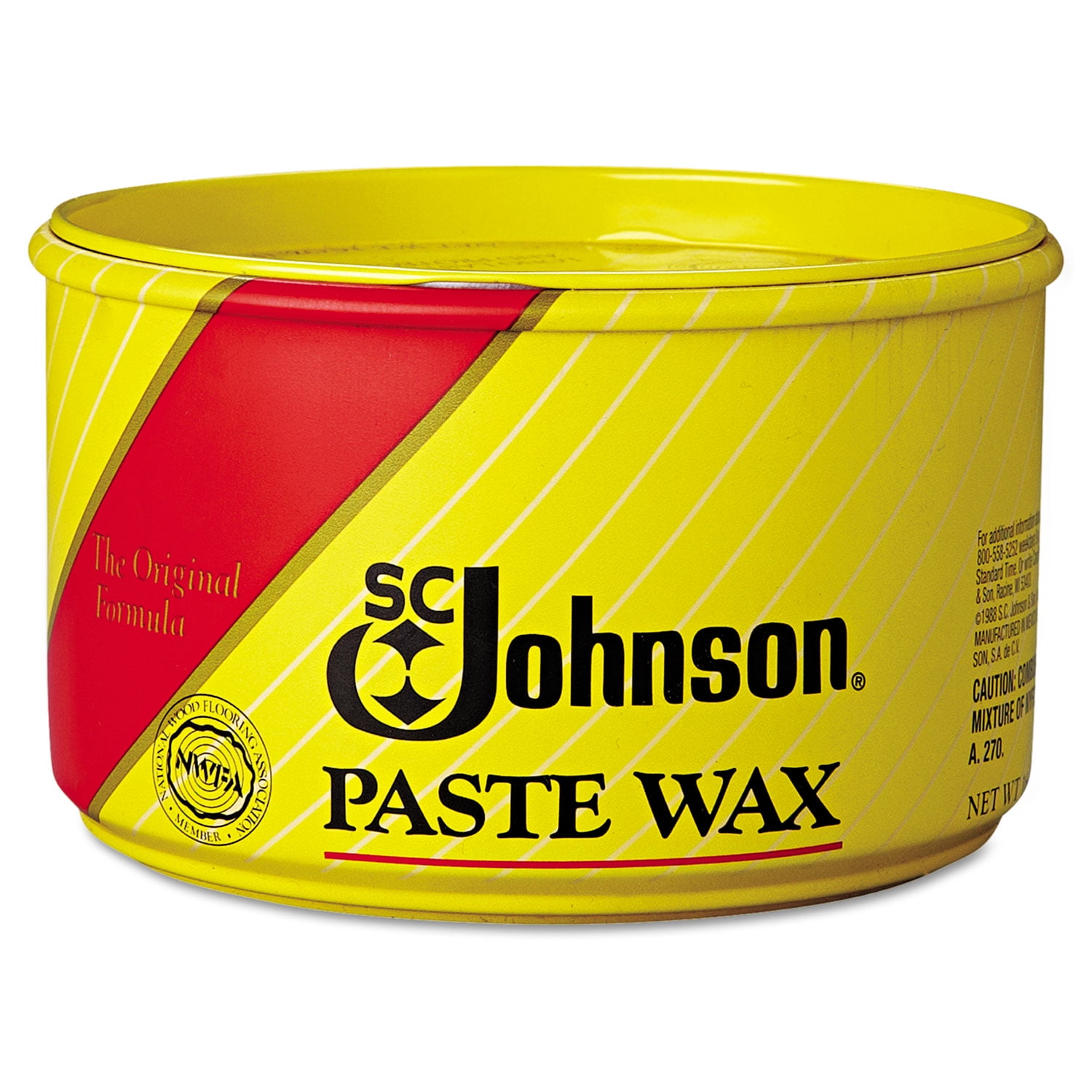 Paste Wax, MultiPurpose Floor Protector, 16oz Tub, 6/Carton