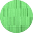 thumbnail image 1 of Ahgly Company Indoor Round Abstract Emerald Green Contemporary Area Rugs, 5' Round, 1 of 4