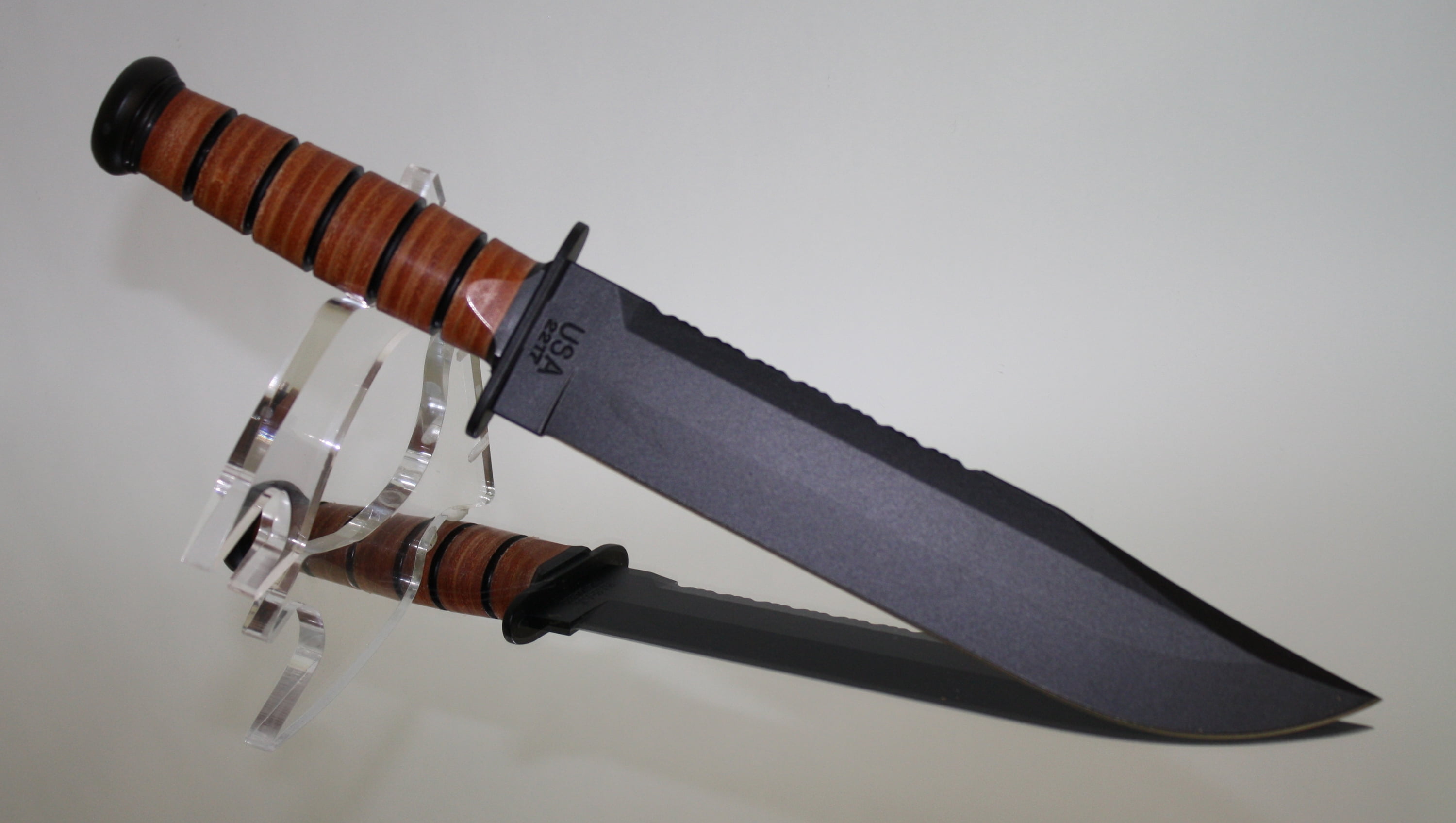 Ka Bar Leather Handled Brother