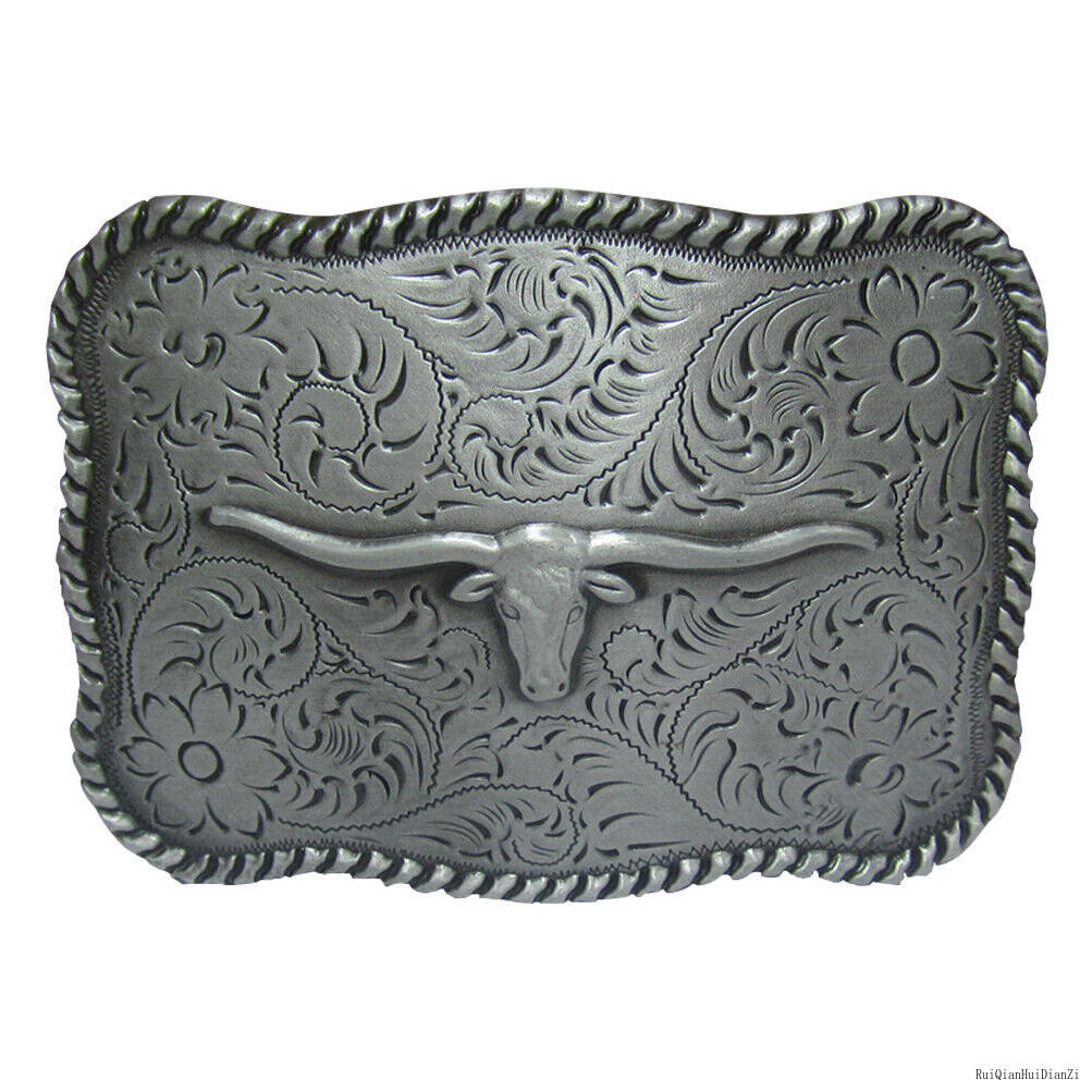 Western Cowboy Turquoise Belt Buckle Metal Alloy Belt Buckle Jeans