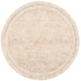 thumbnail image 2 of SAFAVIEH Abstract Caelestinus Ogee Wool Area Rug, Ivory/Rust, 6' x 6' Round, 2 of 10